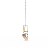 WOKE ™ VVS-F Lab Grown Diamond .60 Carat DOUBLE HALO pendant