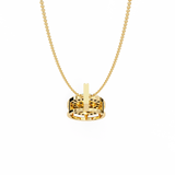 WOKE ™ VVS-F Lab Grown Diamond .60 Carat DOUBLE HALO pendant