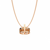 WOKE ™ VVS-F Lab Grown Diamond .60 Carat DOUBLE HALO pendant
