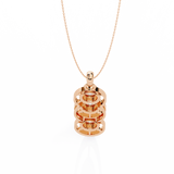 WOKE ™ VVS-F Lab Grown Diamond .75 Carat ROUND pendant (NO CHAIN)