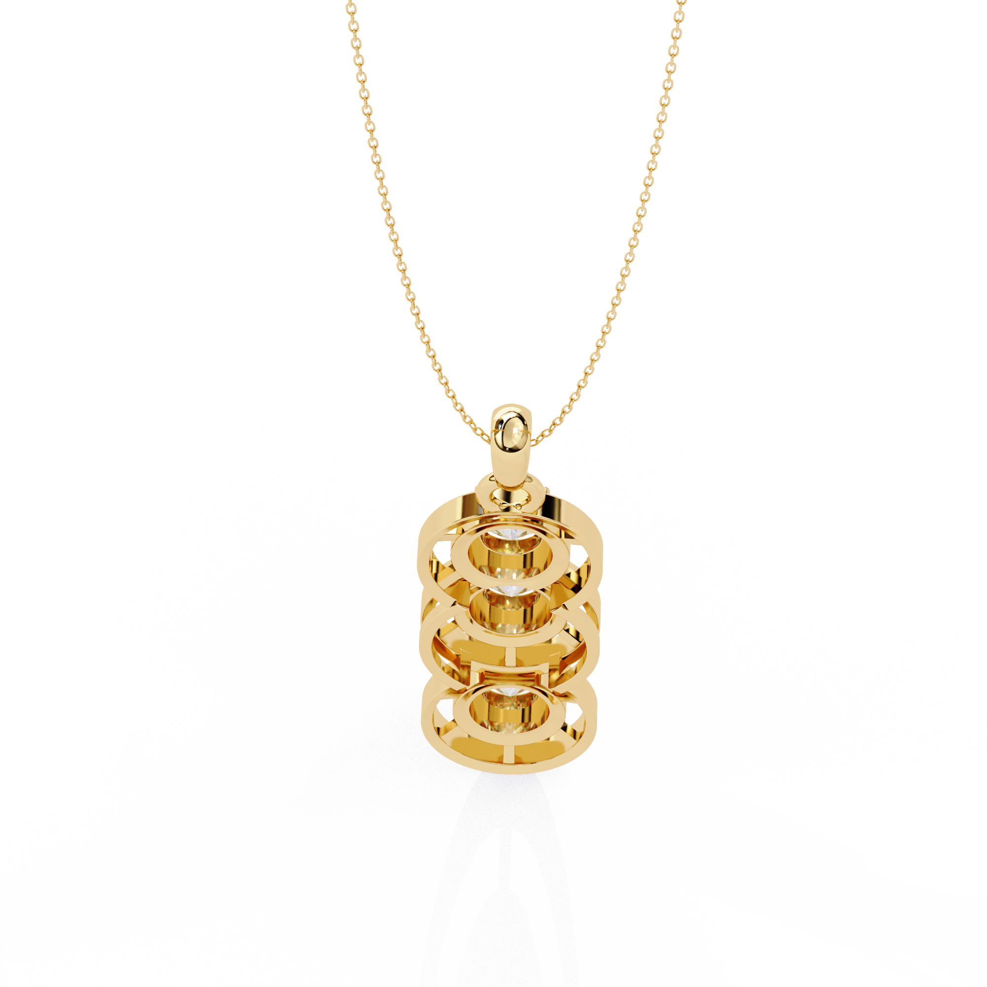 WOKE ™ VVS-F Lab Grown Diamond .75 Carat ROUND pendant (NO CHAIN)