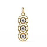 WOKE ™ VVS-F Lab Grown Diamond .75 Carat ROUND pendant (NO CHAIN)