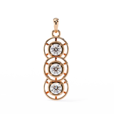 WOKE ™ VVS-F Lab Grown Diamond .75 Carat ROUND pendant (NO CHAIN)