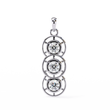 WOKE ™ VVS-F Lab Grown Diamond .75 Carat ROUND pendant (NO CHAIN)