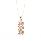 WOKE ™ VVS-F Lab Grown Diamond .75 Carat ROUND pendant (NO CHAIN)