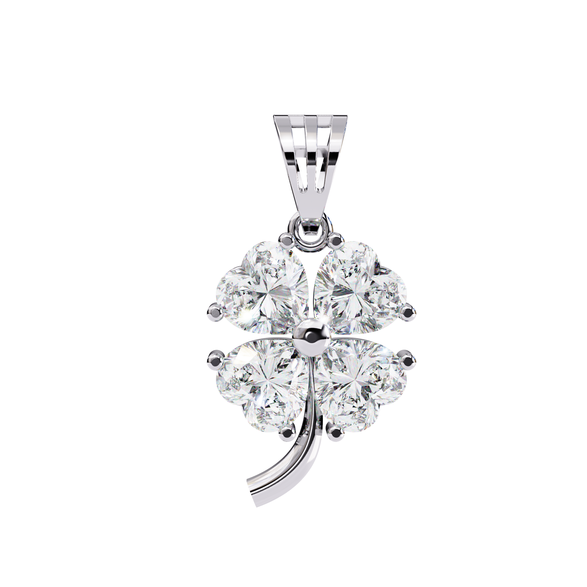 WOKE ™ VVS-F Lab Grown Diamond 1.00 Carat Heart pendant (NO CHAIN)