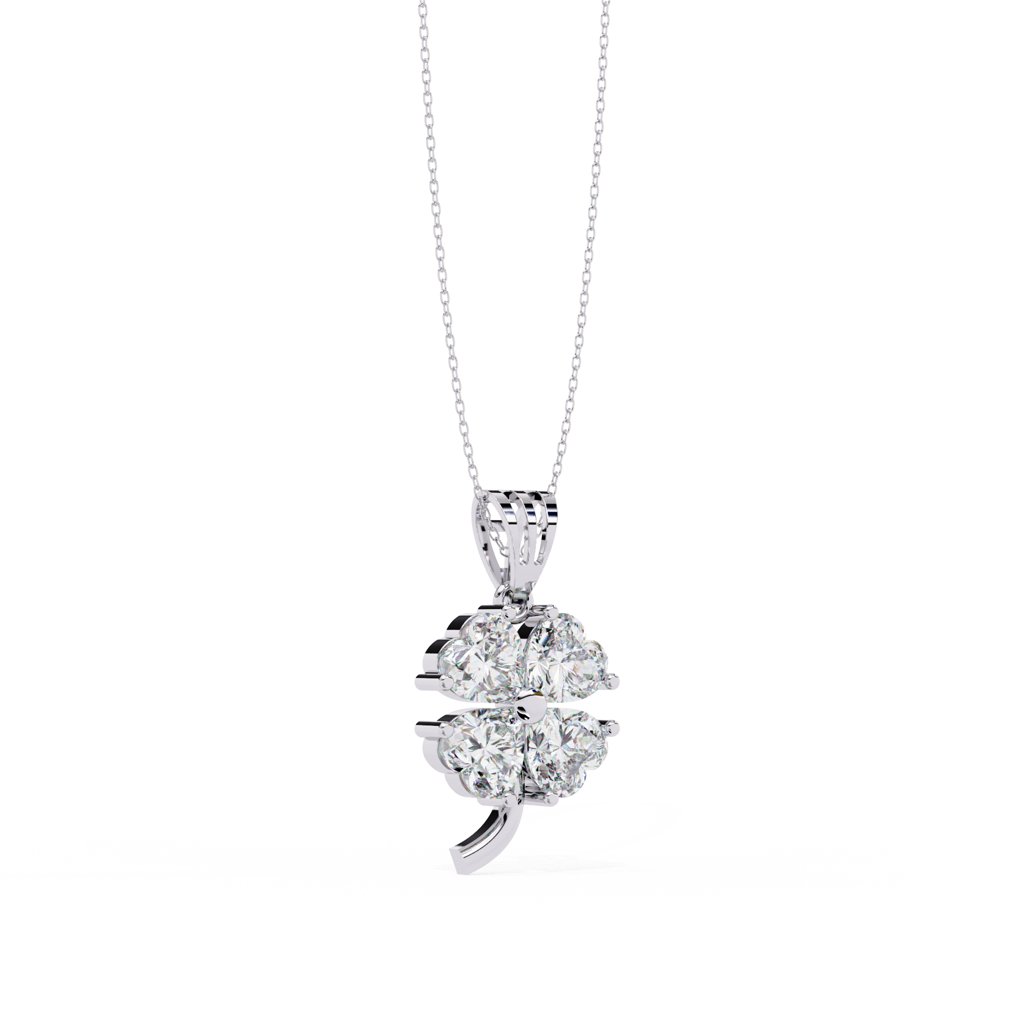 WOKE ™ VVS-F Lab Grown Diamond 1.00 Carat Heart pendant (NO CHAIN)