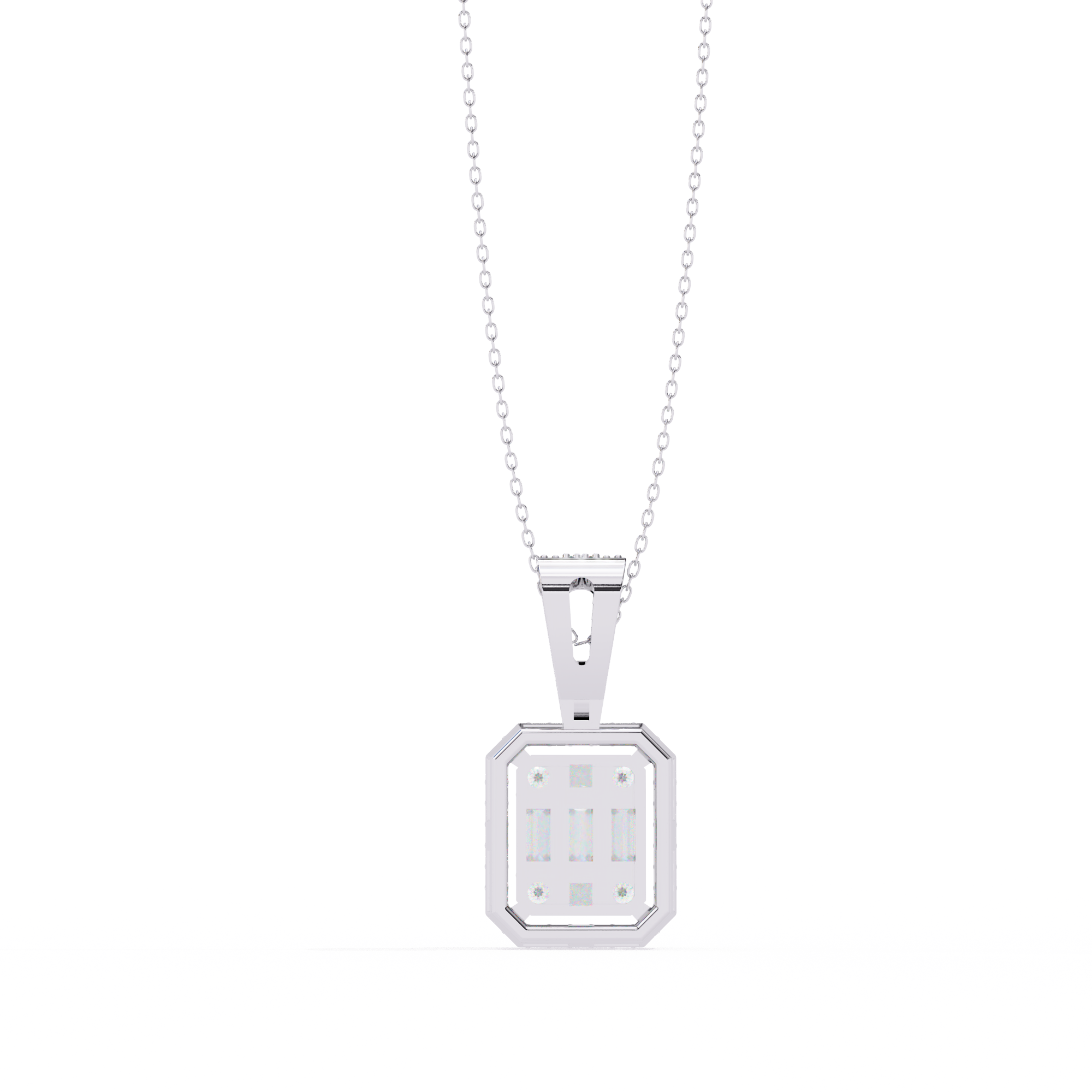 WOKE ™ VVS-F Lab Grown Diamond .60 Carat Hexagonal pendant (NO CHAIN)