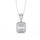 WOKE ™ VVS-F Lab Grown Diamond .60 Carat Hexagonal pendant (NO CHAIN)