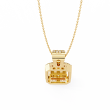 WOKE ™ VVS-F Lab Grown Diamond .60 Carat Hexagonal pendant (NO CHAIN)