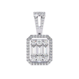 WOKE ™ VVS-F Lab Grown Diamond .60 Carat Hexagonal pendant (NO CHAIN)
