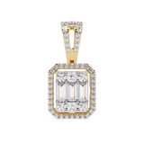 WOKE ™ VVS-F Lab Grown Diamond .60 Carat Hexagonal pendant (NO CHAIN)