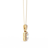 WOKE ™ VVS-F Lab Grown Diamond .60 Carat Hexagonal pendant (NO CHAIN)