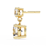 WOKE ™ 2.70 CARAT 6 PRONG CROWN  VVS-EF ROUND CUT Lab Grown Diamond Earrings in 14/18k Gold|