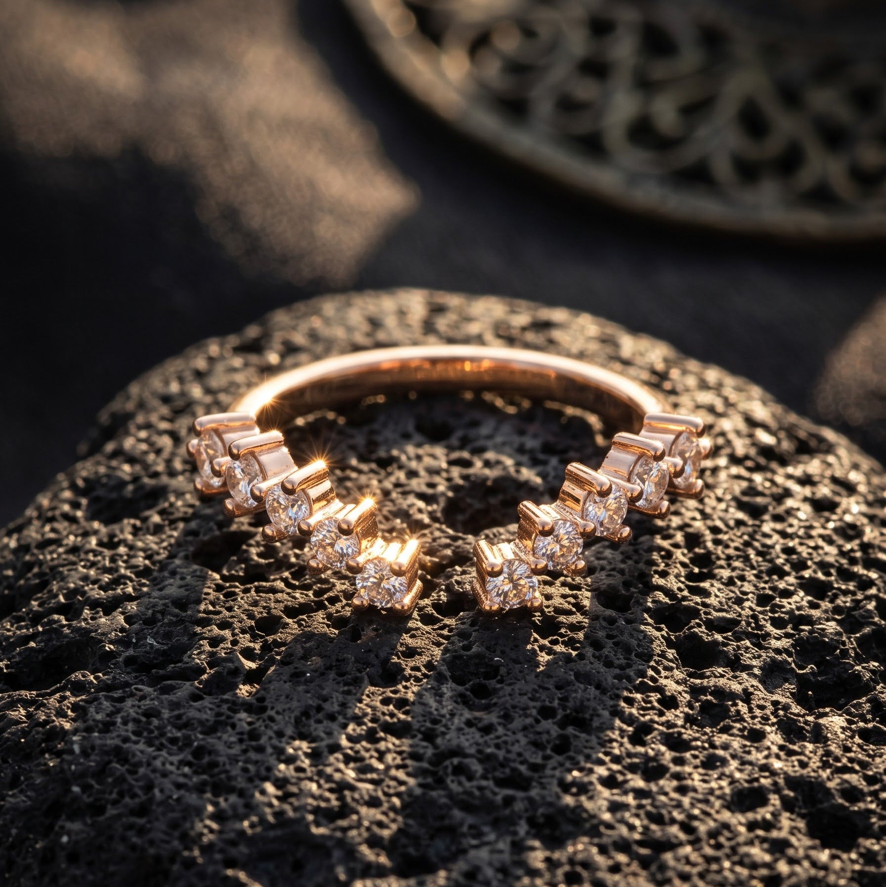 0.256 CT Round Lab Grown Diamond Ring |WOKE