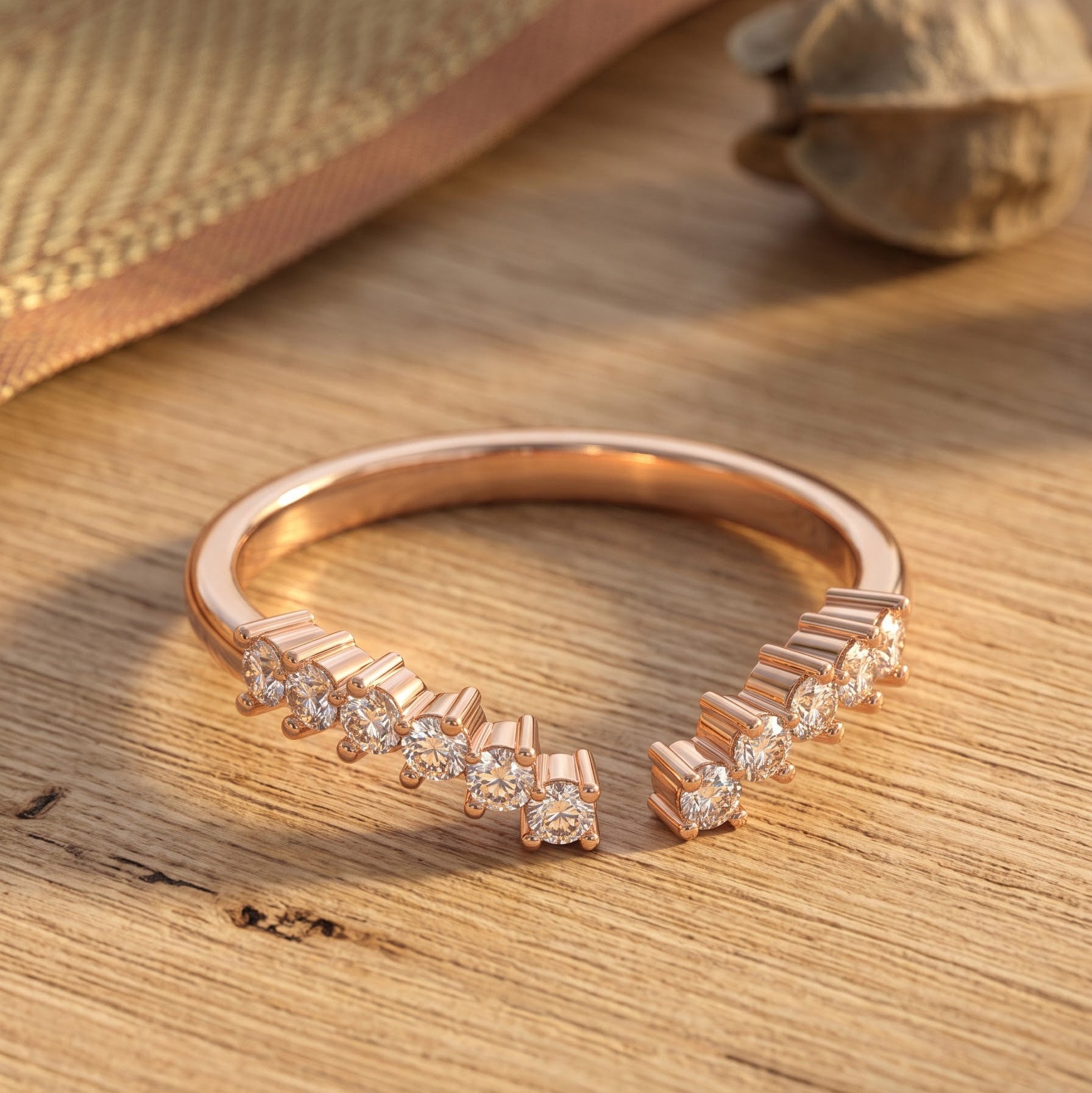 0.256 CT Round Lab Grown Diamond Ring |WOKE
