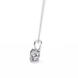 WOKE ™ VVS-F Lab Grown 1.00 Carat Round cut Diamond pendant | No chain