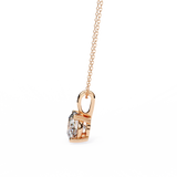 WOKE ™ VVS-F Lab Grown 1.00 Carat Round cut Diamond pendant | No chain