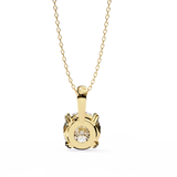 WOKE ™ VVS-F Lab Grown 1.00 Carat Round cut Diamond pendant | No chain