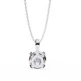 WOKE ™ VVS-F Lab Grown 1.00 Carat Round cut Diamond pendant | No chain