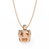 WOKE ™ VVS-F Lab Grown 1.00 Carat Round cut Diamond pendant | No chain