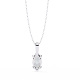 WOKE™ VVS-F Lab Grown 1.00 Carat Marquise cut Diamond pendant | (No chain)