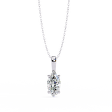 WOKE™ VVS-F Lab Grown 1.00 Carat Marquise cut Diamond pendant | (No chain)