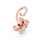 0.015 CT Round Lab Grown Diamond Studs in 9K Gold/925 Silver |WOKE