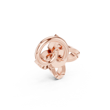 0.015 CT Round Moissanite Studs in 9K Gold/925 Silver |WOKE