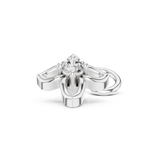 0.015 CT Round Moissanite Studs in 9K Gold/925 Silver |WOKE