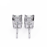 WOKE ™ 2.00 CARAT  VVS-EF Emerald CUT Lab Grown Diamond Studs in 14/18k Gold|