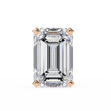 WOKE ™ 2.00 CARAT  VVS-EF Emerald CUT Lab Grown Diamond Studs in 14/18k Gold|