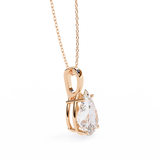 WOKE™ VVS-F Lab Grown 1.00 Carat Pear cut Diamond pendant | (No chain)