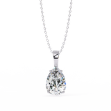 WOKE™ VVS-F Lab Grown 1.00 Carat Pear cut Diamond pendant | (No chain)
