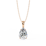 WOKE™ VVS-F Lab Grown 1.00 Carat Pear cut Diamond pendant | (No chain)