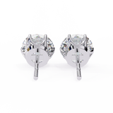 Round CUT  Moissanite Studs in 9k Gold/925 Silver for HIM| WOKE