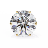 Round CUT  Moissanite Studs in 9k Gold/925 Silver for HIM| WOKE