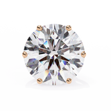 Round CUT  Moissanite Studs in 9k Gold/925 Silver for HIM| WOKE