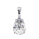 WOKE™ VVS-F Lab Grown 1.00 Carat Pear cut Diamond pendant | (No chain)
