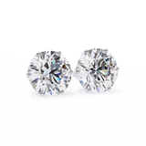 Round CUT  Moissanite Studs in 9k Gold/925 Silver for HIM| WOKE