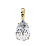 WOKE™ VVS-F Lab Grown 1.00 Carat Pear cut Diamond pendant | (No chain)