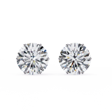 Round CUT  Moissanite Studs in 9k Gold/925 Silver for HIM| WOKE