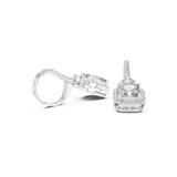 2.6 CT Asscher cut Lab grown diamond drops | WOKE