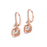 2.6 CT Asscher cut Lab grown diamond drops | WOKE