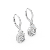 2.6 CT Asscher cut Lab grown diamond drops | WOKE