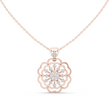 Circle eternity Moissanite Pendants