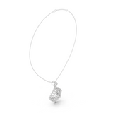 WOKE sun beam moissanite pendants