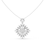 WOKE sun beam moissanite pendants