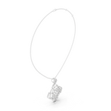 WOKE Geometric moissanite pendant