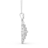 WOKE Geometric moissanite pendant